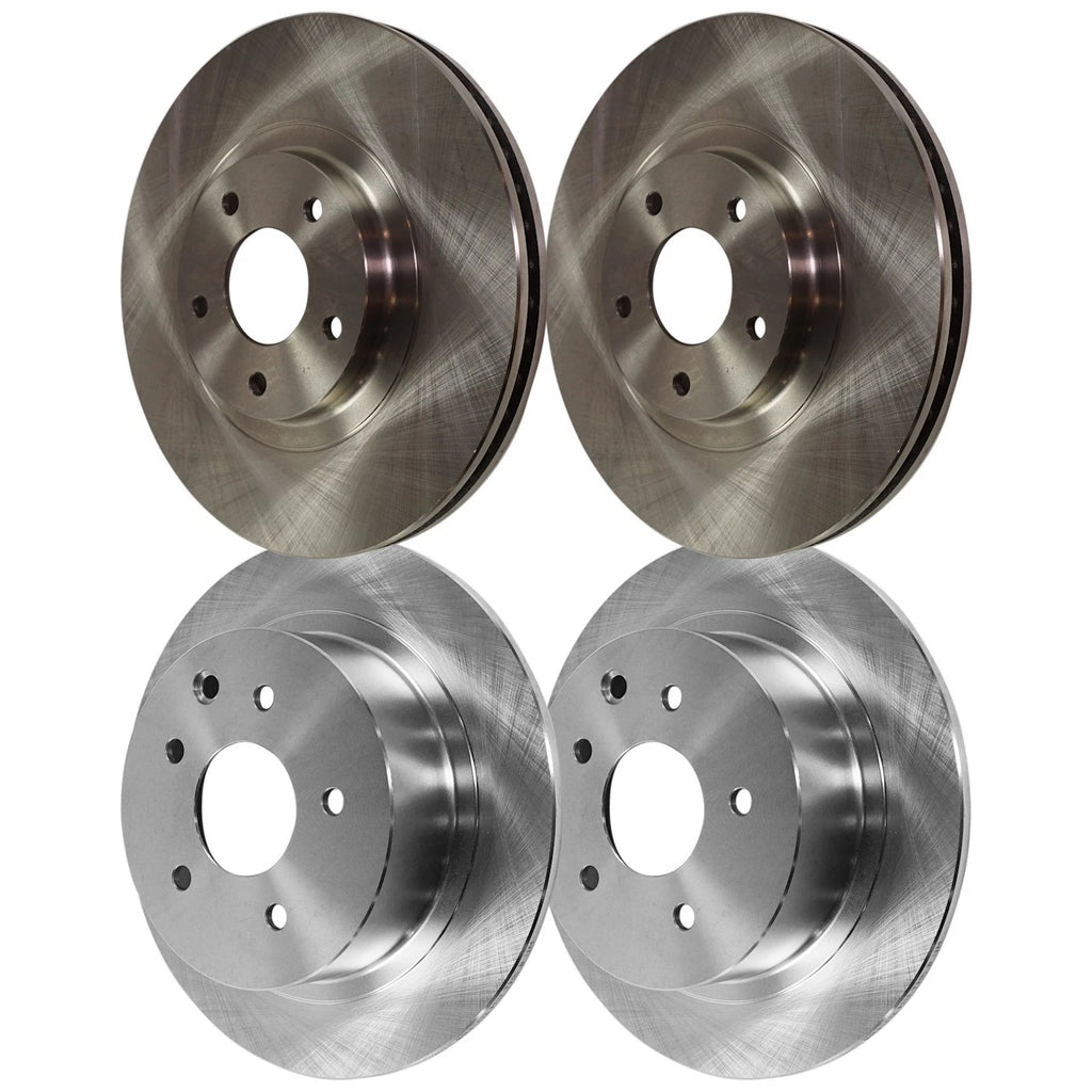 Front and Rear Disc Brake Rotors for Nissan Maxima (2004–2005)