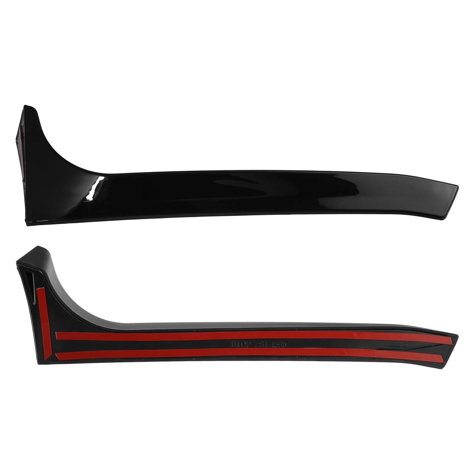 2pcs Black Rear Window Side Spoiler Trim for Volkswagen Golf 6 MK6 GTI R