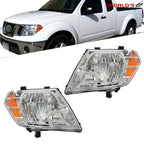 Set of 2 Headlights for Frontier Truck (2009–2021) Halogen Replacement