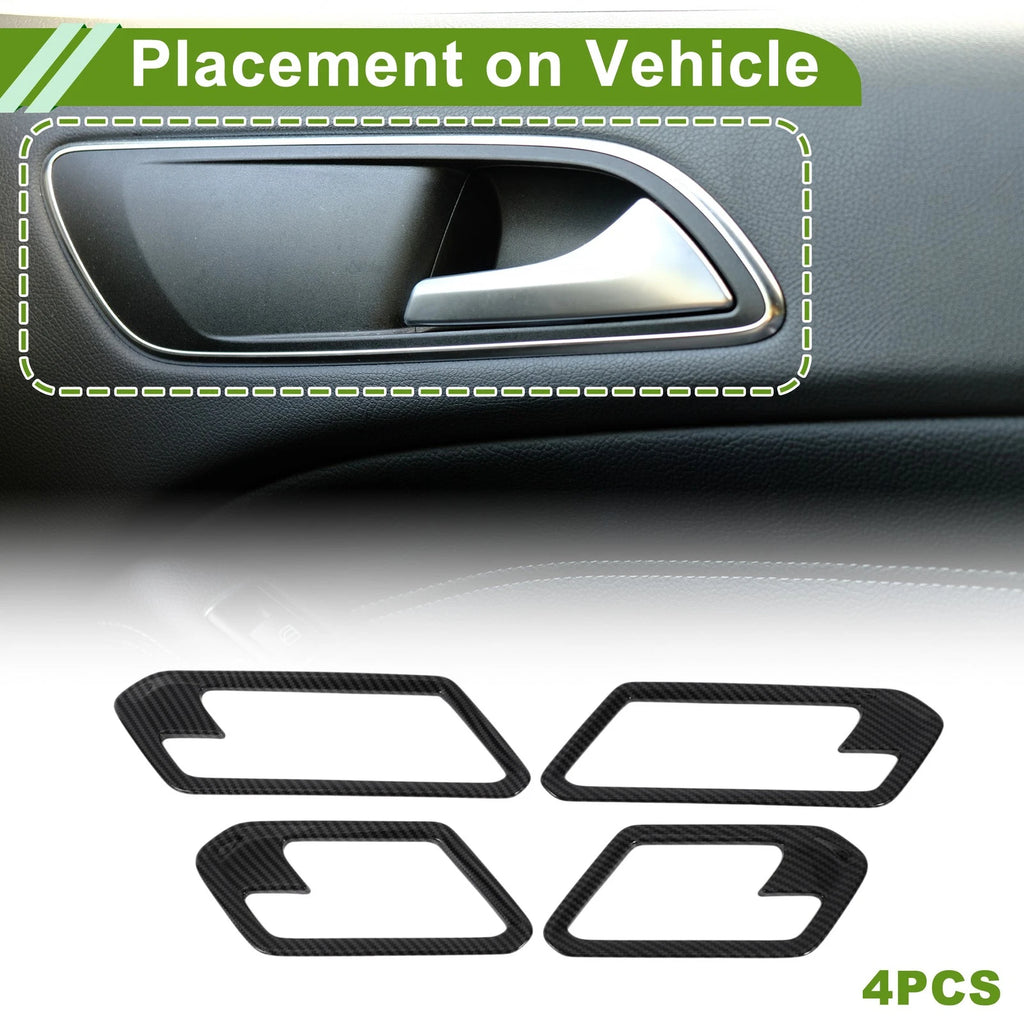 Set of 4 Interior Door Handle Bowl Cover Trim for Chevrolet Colorado (2023–2025)
