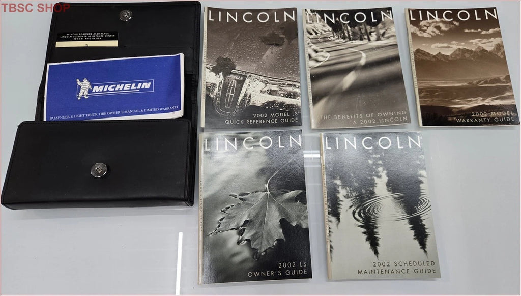 Owners Manual Handbook Kit for Lincoln LS (2002)