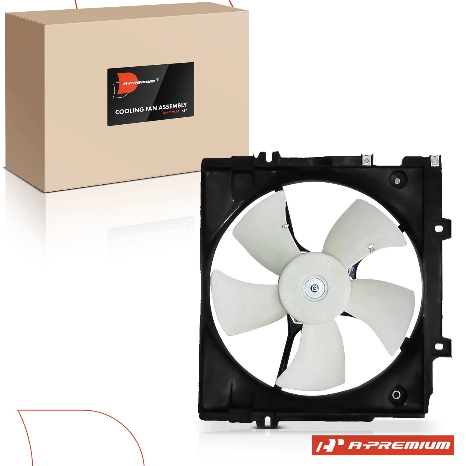 Cooling Fan Assembly with Shroud for Subaru Legacy (1995–1999)