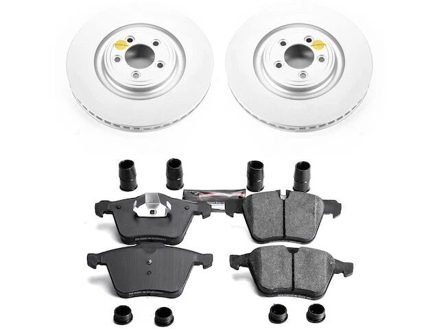 Front Brake Pad and Rotor Kit for Jaguar XF (2009) HD166ZZ