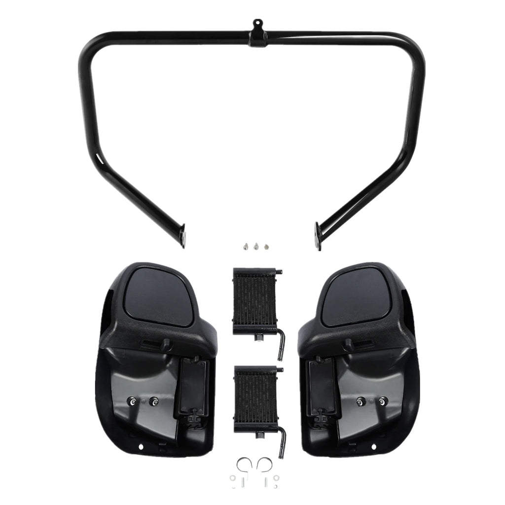 Lower Vented Fairings Radiators Engine Guard Bar for Harley Road Glide (2014–2025)