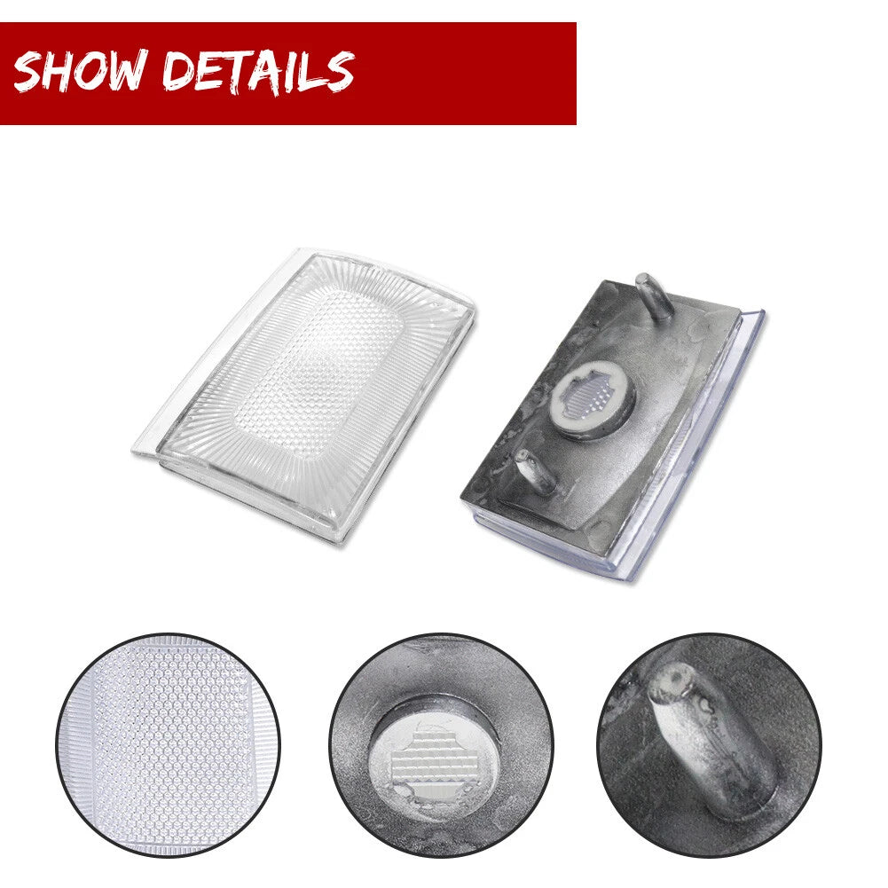 Clear Front Side Marker Lights for Chevy Truck C/K 1500 (1988–1993)