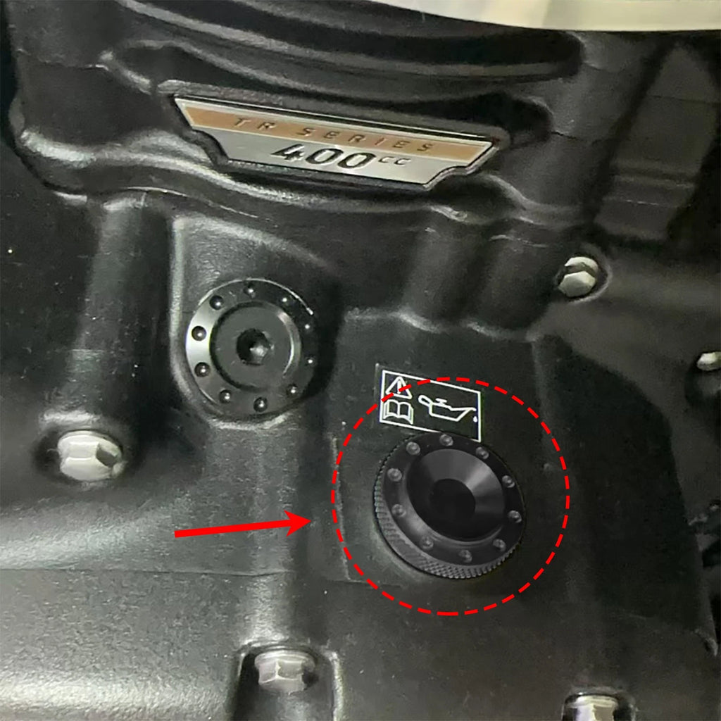 Engine Inspection Plug Filler Cap O Ring for Scrambler Speed 400 (2023–2025)
