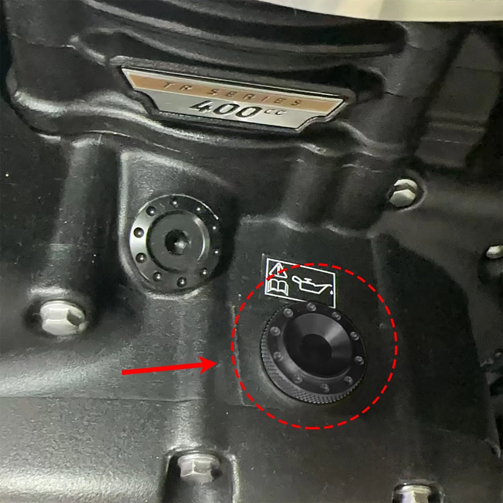 Engine Inspection Plug Filler Cap O Ring for Scrambler Speed 400 (2023–2025)