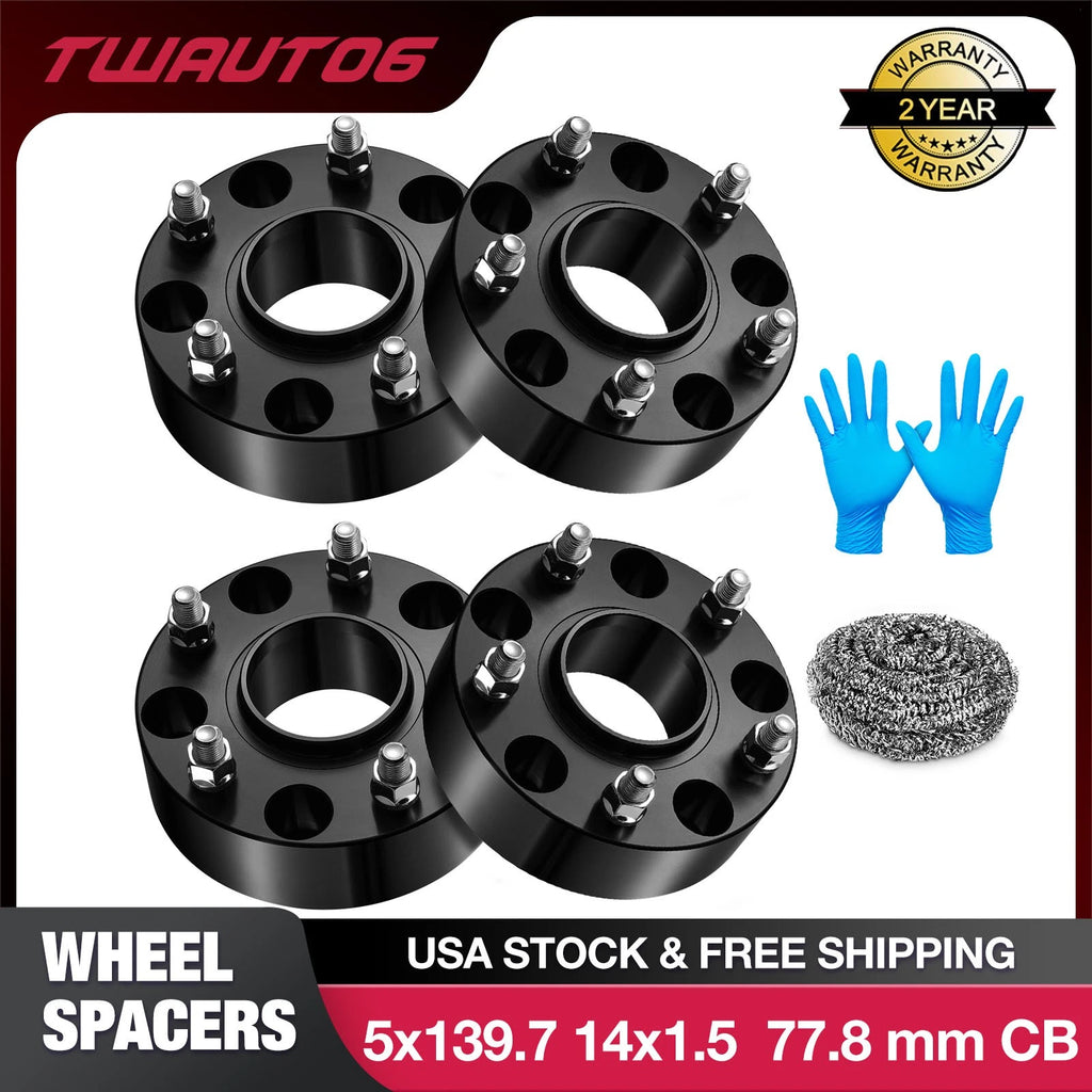 2" Hubcentric Wheel Spacers for 2012–2018 Ram 1500 (4 pcs, 77.8mm)