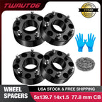 2" Hubcentric Wheel Spacers for 2012–2018 Ram 1500 (4 pcs, 77.8mm)