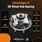 Front Wheel Bearing & Hub Assembly for Ford F-150 4WD (2015–2017)