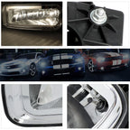 LED Projector Headlights for Chevy Trailblazer (2002–2009) Black Housing