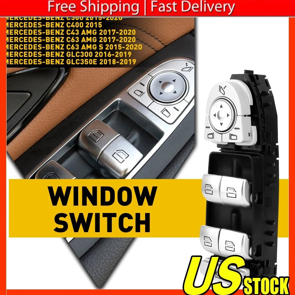 Power Window Switch for Mercedes Benz C300 C400 C63 (2015â2019)