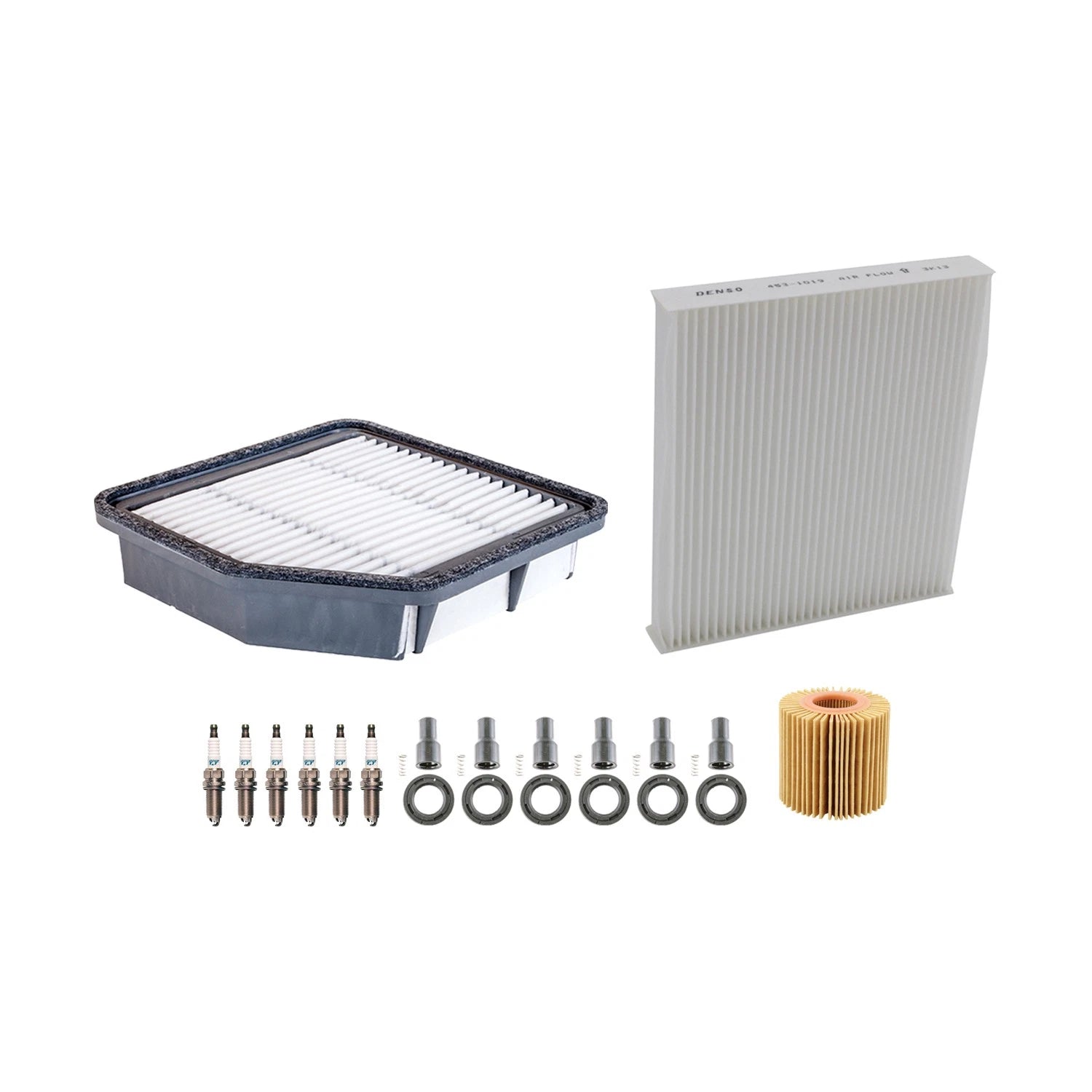 Denso Tune Up Kit 6 Spark Plugs & Boots for Lexus IS250 (2006–2013)
