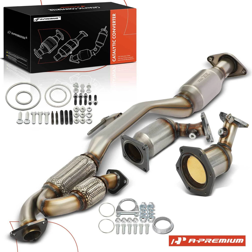 3X Front Rear Catalytic Converter for Nissan Pathfinder (2013–2019)