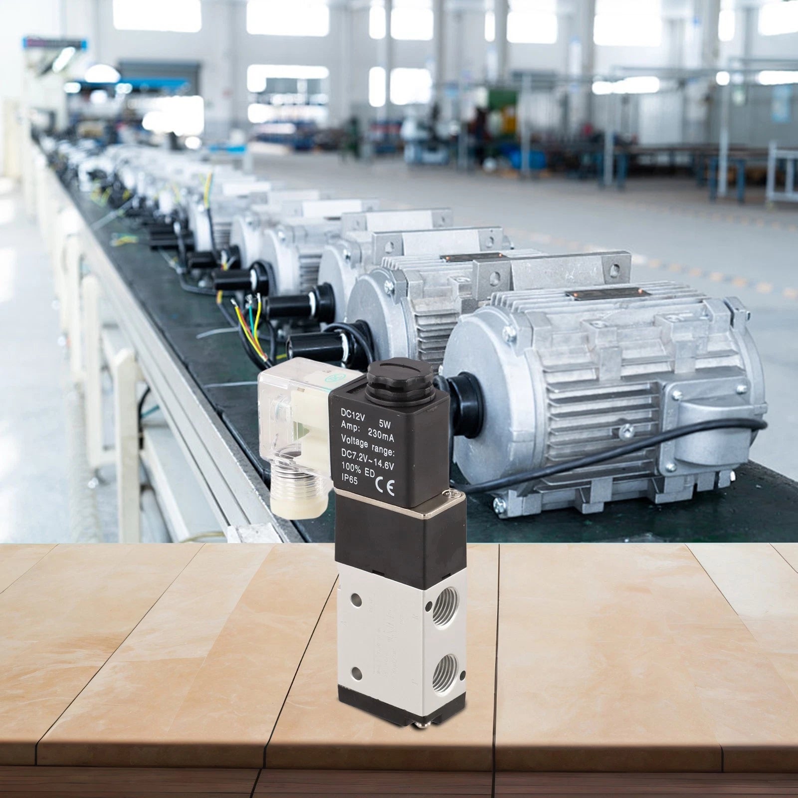 1/4 PT Air Pneumatic Solenoid Valve G 1/4 DC 12V 3V210-08 for