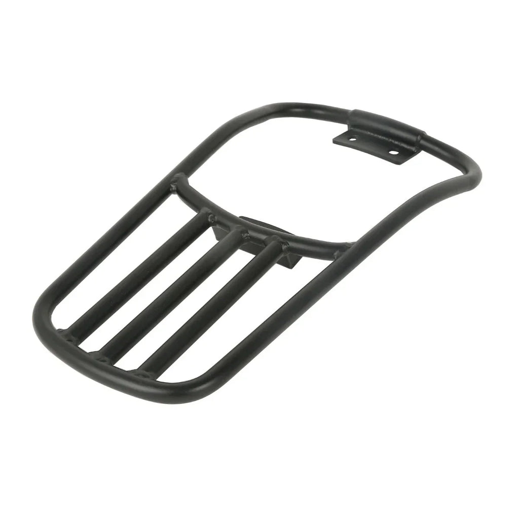 Black Rear Fender Luggage Rack for Harley Softail Deluxe (2005-2017)