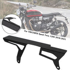 Rear Sprocket Chain Guard Protector Cover for Triumph Speed Twin 1200 (2018–2021) Black