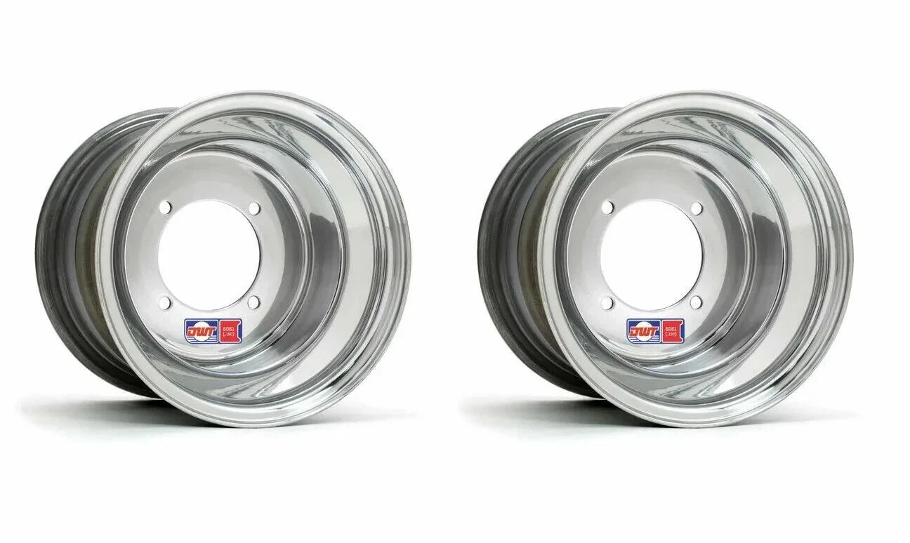 Set of 2 DWT Red Label 11x6 Front & 9x9 Rear Rims for Honda ATC 250R 350X 200X