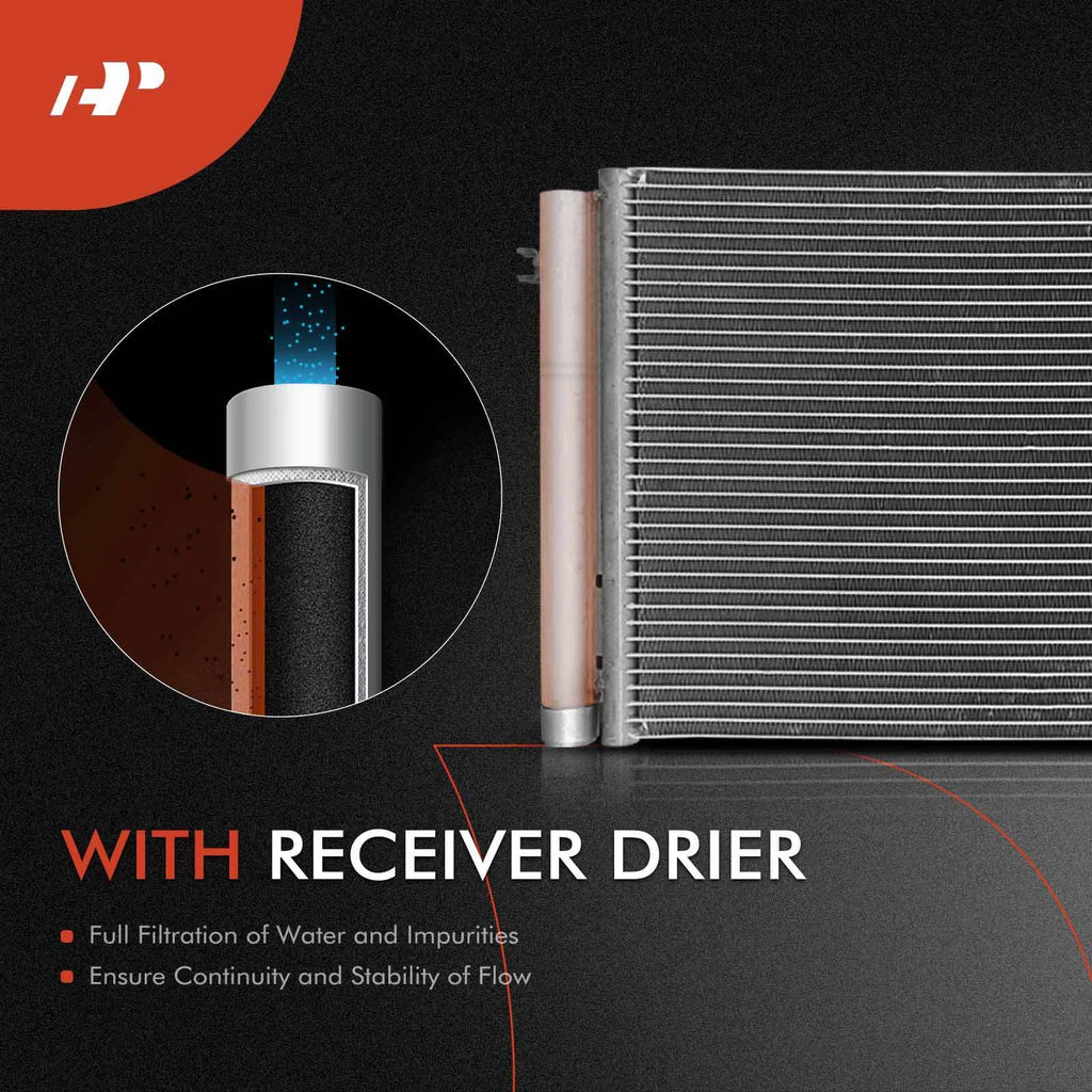 Radiator & A/C Condenser for BMW 335i E90, 135i E82, E93 (2007-2013)