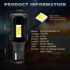 LED Reverse Back Up Light Bulb T15 for Multiple Vehicles (921, 912, W16W)