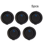 2-Pin Round Switch with Blue LED Light for