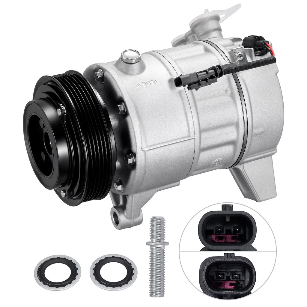 AC Compressor with Clutch for Cadillac XTS (2013–2019), Chevy Impala, Equinox 3.6L