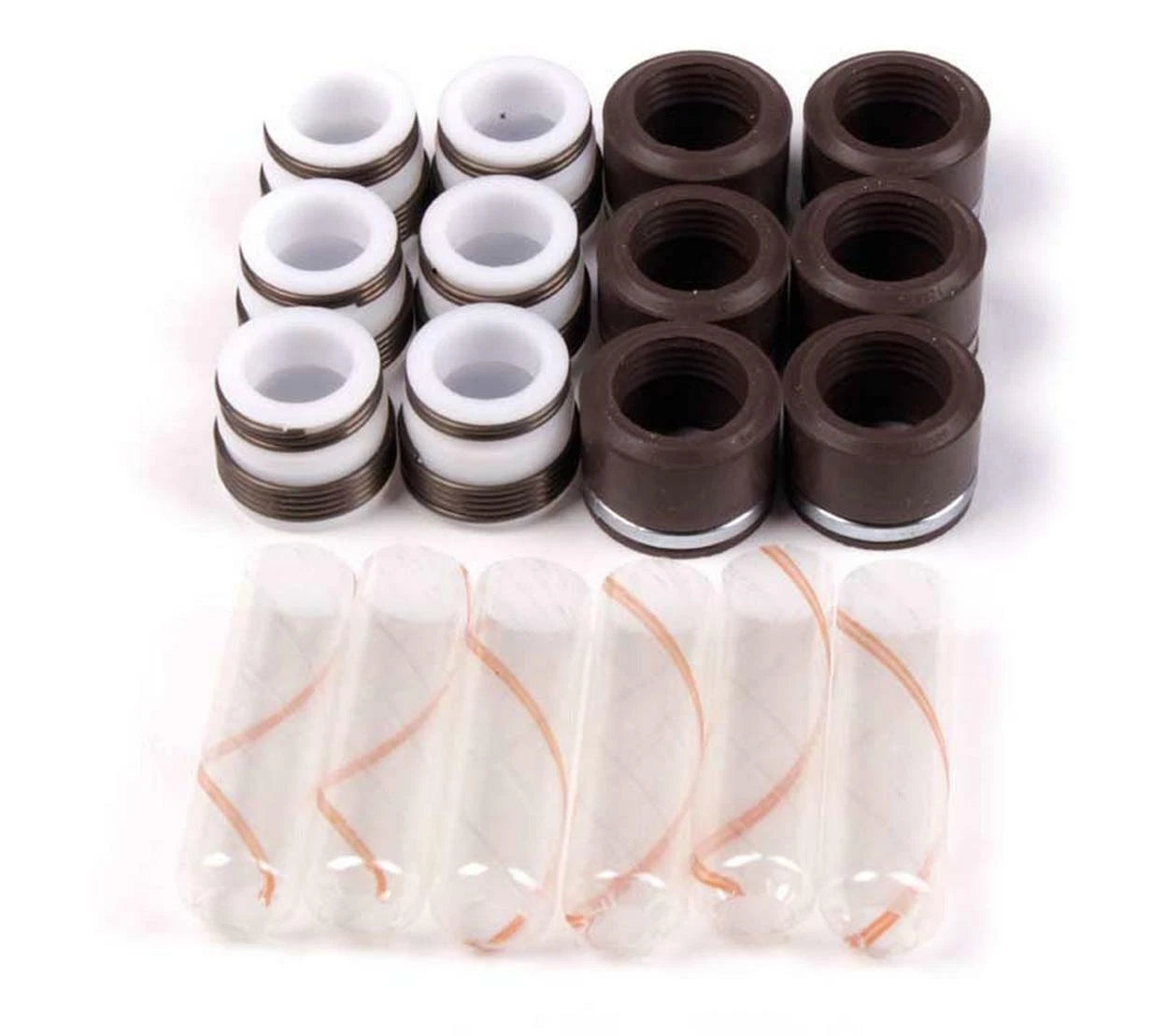 Set of 4 Elring Engine Valve Stem Oil Seals for Mercedes 280C (1975)