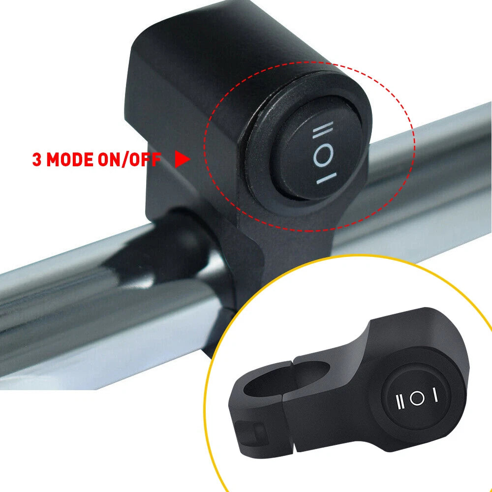 Handlebar Headlight Fog Spot Light Switch for Motorcycle ATV (YYYY–YYYY)