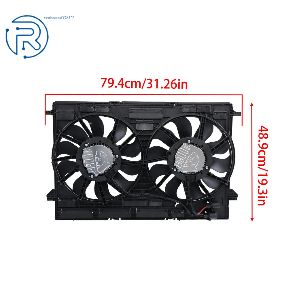 A/C Radiator Cooling Fan for Audi Q5 SQ5 (2018–2023)