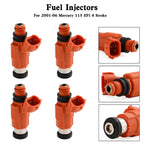 Set of 4 Fuel Injectors for Mercury 115 EFI 4 Stroke (2001–2006) 880887T1