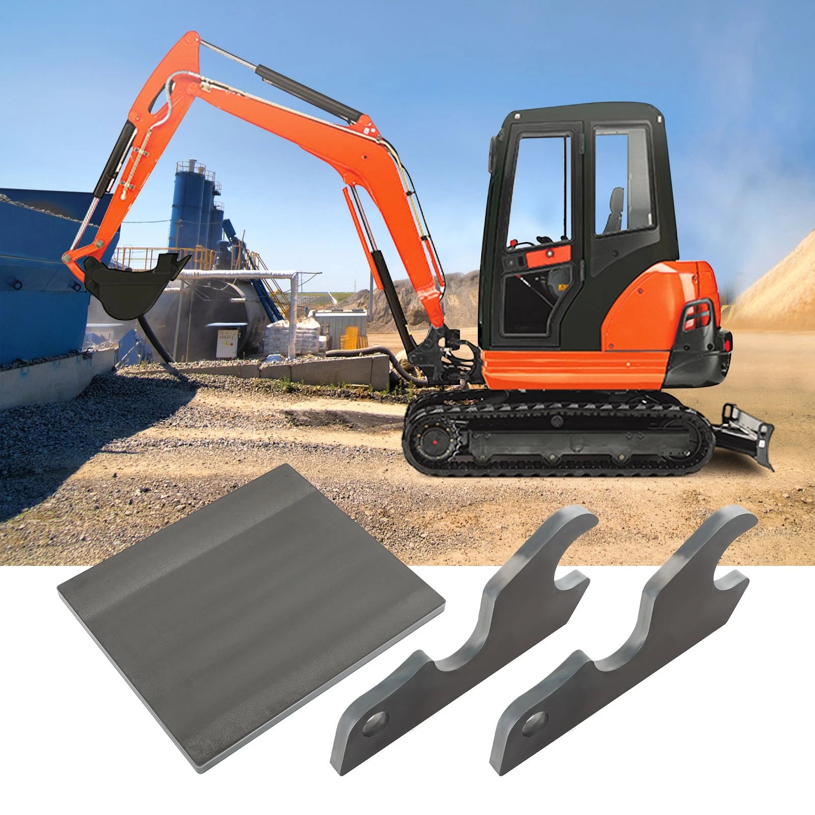 Quick Attach Bucket Ears for Kubota U35 (2010–2023)