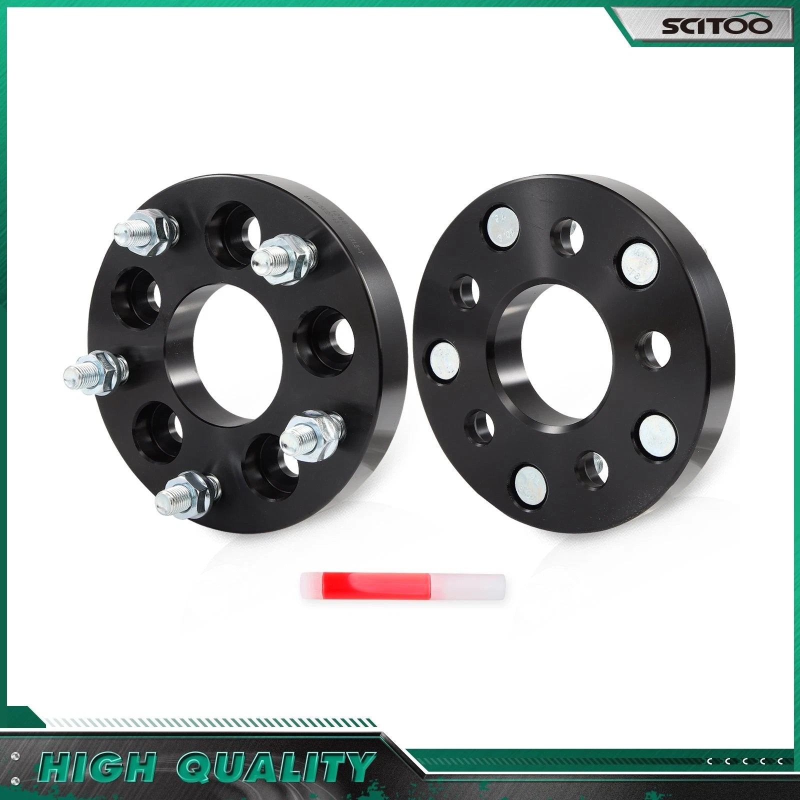 2X 1" Wheel Adapters 5x110 to 5x127 M12x1.5 for Chevrolet HHR (2006–2011)