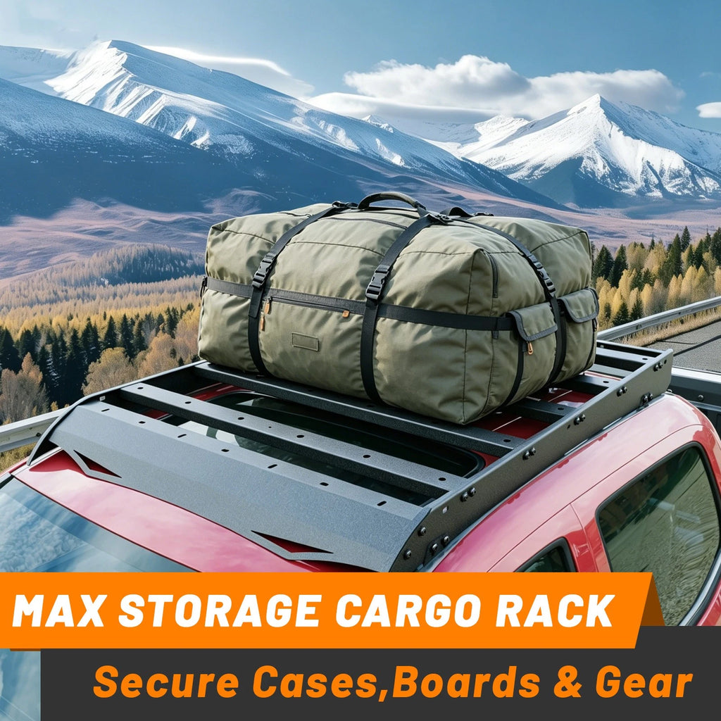 Roof Rack Basket Cargo Carrier for Toyota Tacoma Double Cab (2005–2023)