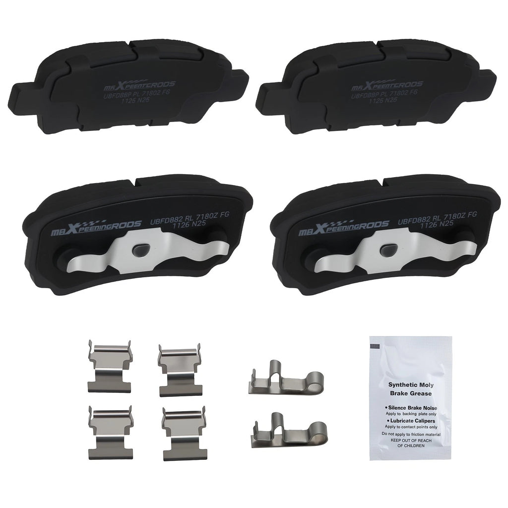 Rear Ceramic Brake Pads Set for Dodge Avenger (2008–2014) Caliber (2007–2012)