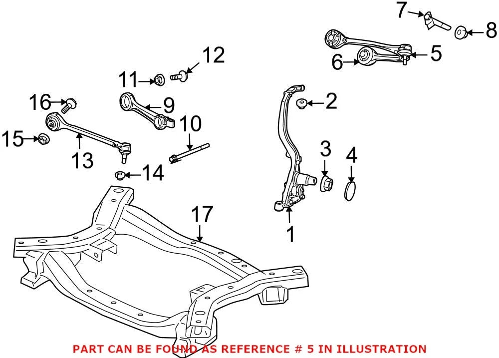 Front Passenger Right Upper Suspension Control Arm for Dodge (OEM)