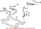 Front Passenger Right Upper Suspension Control Arm for Dodge (OEM)
