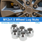 Set of 5 M12x1.5 Wheel Lug Nuts for Buick Allure (2005–2008) No. 9594681/22526184