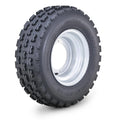 WANDA ATV Tire & Wheel 21X7-10 for ATV (10075) 4x156mm PCD 2+3 Offset Silver