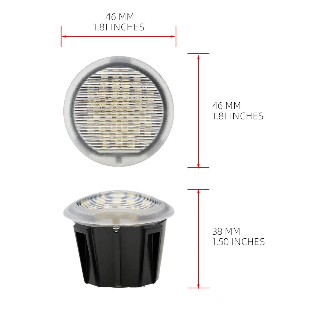 2X Cargo Trunk LED Lights for Dodge Durango (2011–2024) Jeep Grand Cherokee (2005–2022)