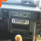 Black Radio Dashboard Panel Trim for Mitsubishi Triton Ute (1986-1996)