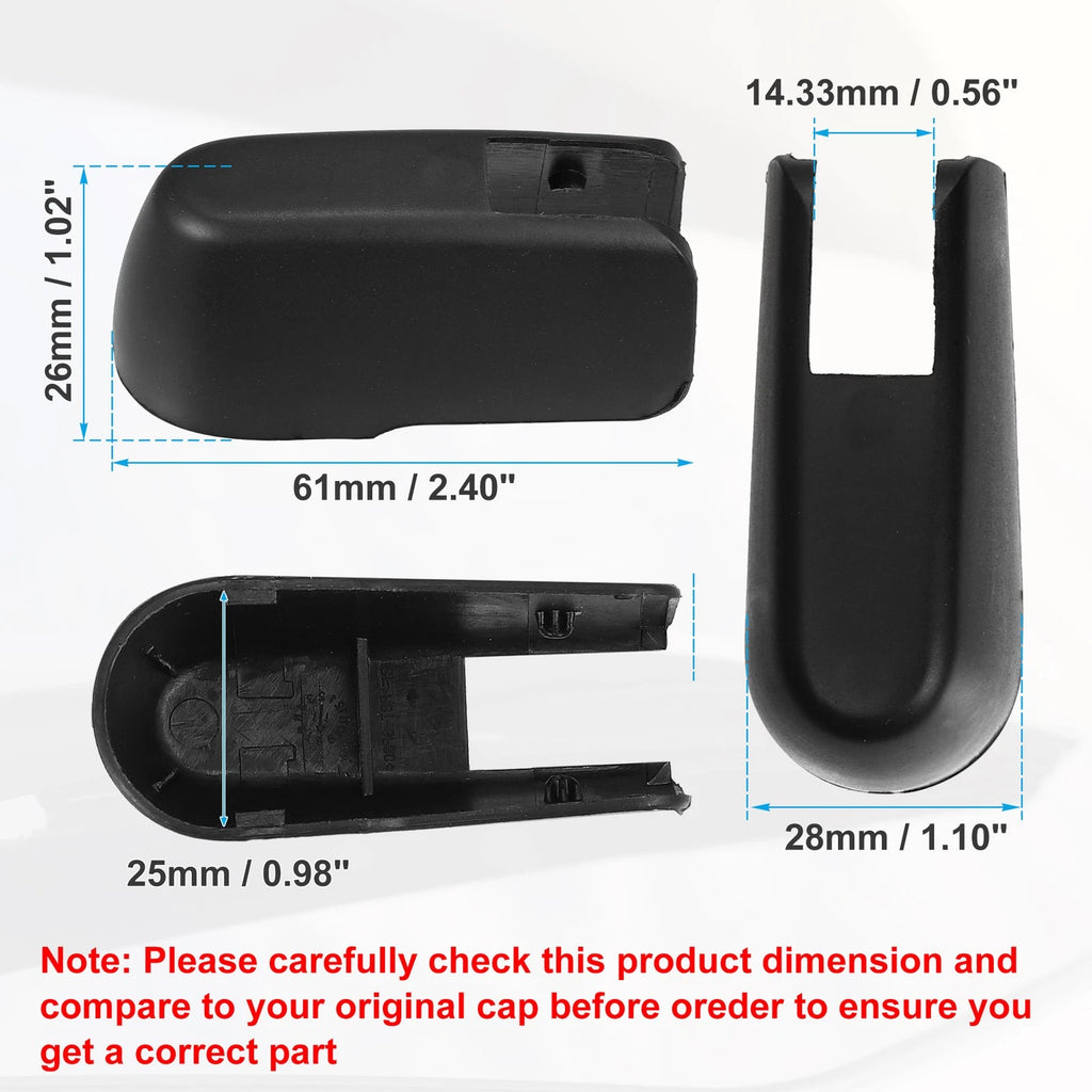 Rear Windshield Wiper Arm Nut Cover Cap for Honda HR-V (2016–2021)