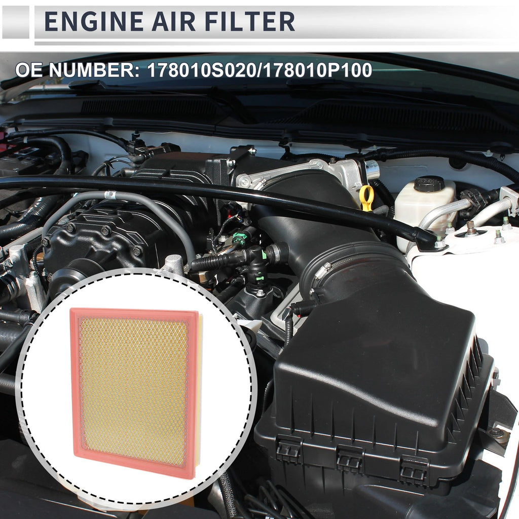Engine Air Filter No. 17801-0S020 for Toyota Tacoma 3.5L (2016–2023)