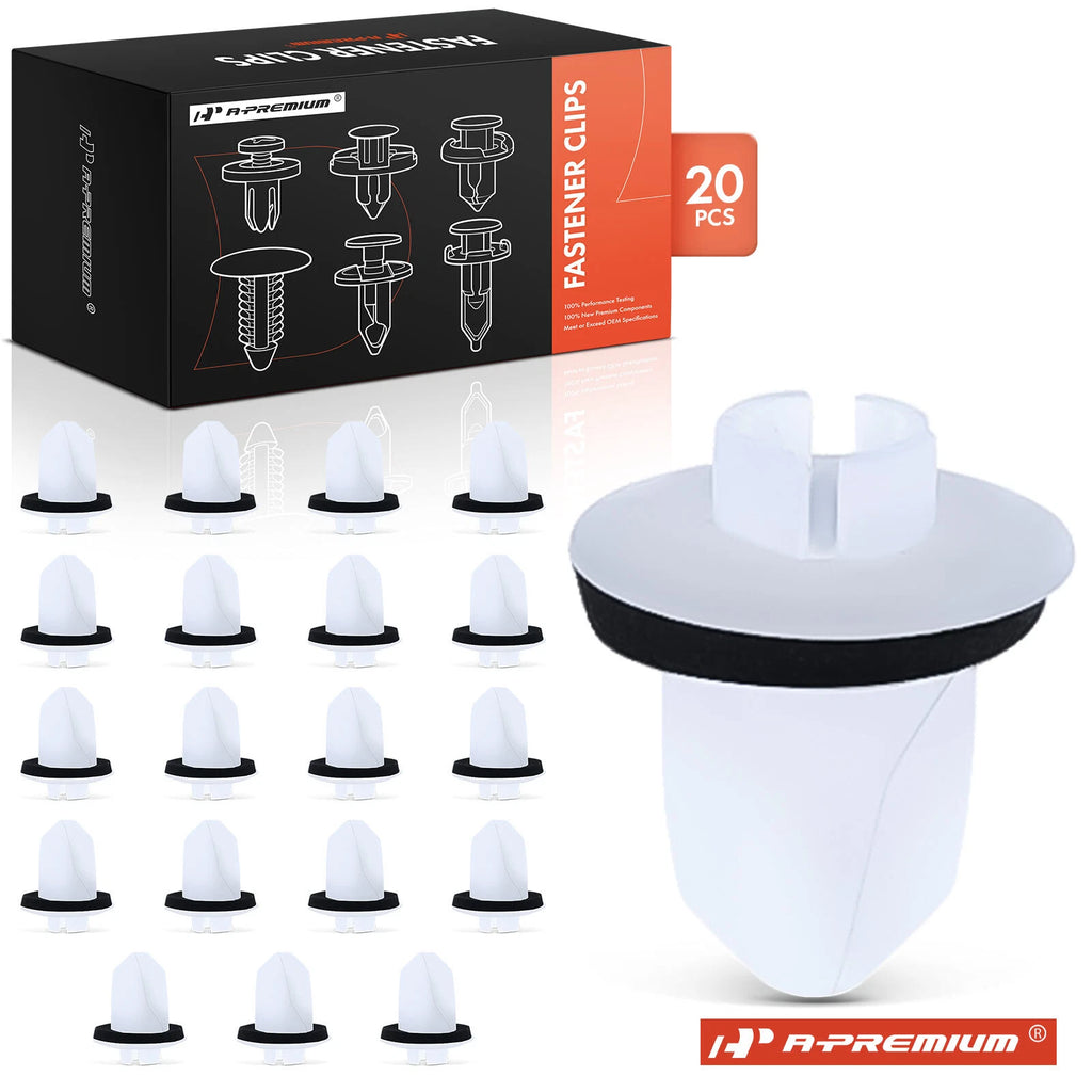 9mm Bumper & Tail Lamp Screw Grommet Clips for Toyota (20pcs)
