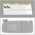 Front Driver Side Sun Visor for Toyota Camry (2007–2011) Grey OE Style