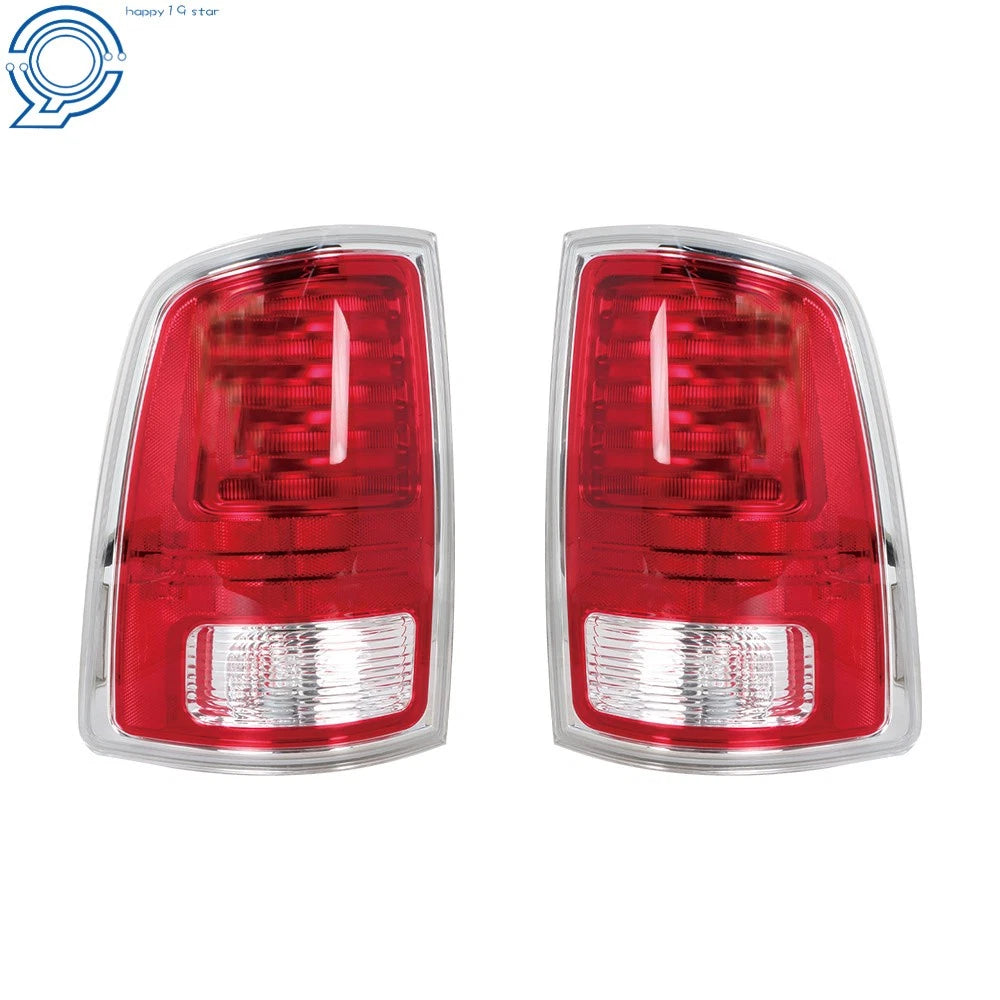 Set of 2 Rear Tail Lights for Ram 1500-3500 (2013–2018) LED Chrome Trim