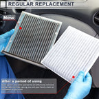 Engine Cabin Air Filter Combo for Hyundai Azera 3.3L (2012-2017)