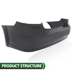Rear Bumper Cover for Chevrolet Aveo Sedan (2007–2011)
