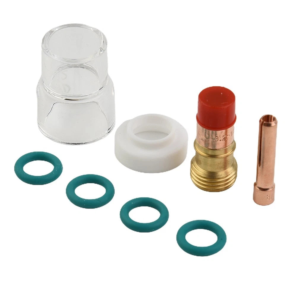 8PCS Gas Lens Glass Cup Kit for WP-17/18/26 (TIG Welding Torch)