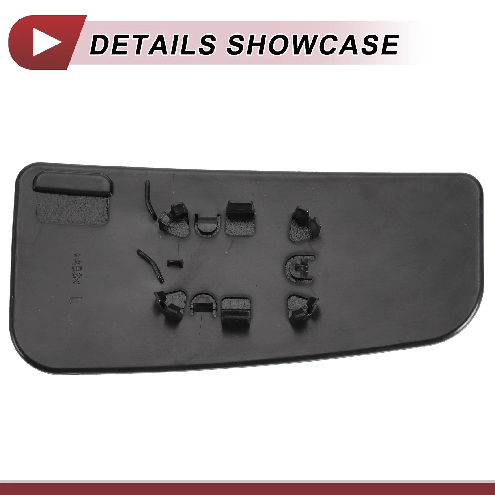 Left Driver Side Mirror Glass Replacement for Ford F150 (Non-Heated)