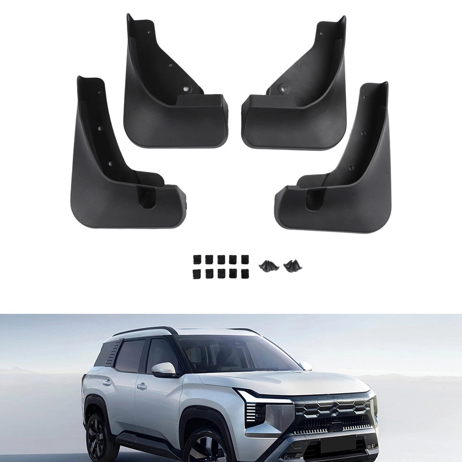 4 Piece Splashproof Fender Set for Mitsubishi Destinator (2026–2026)